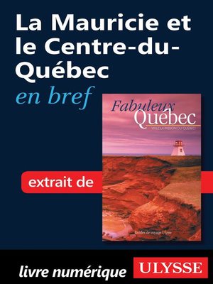 cover image of La Mauricie et le Centre-du-Québec en bref